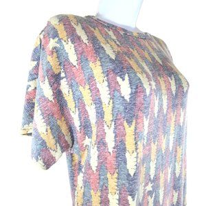 LulaRoe Americana Maria Long Maxi Dress Size S Loose Fit Minimal Seams High-Low